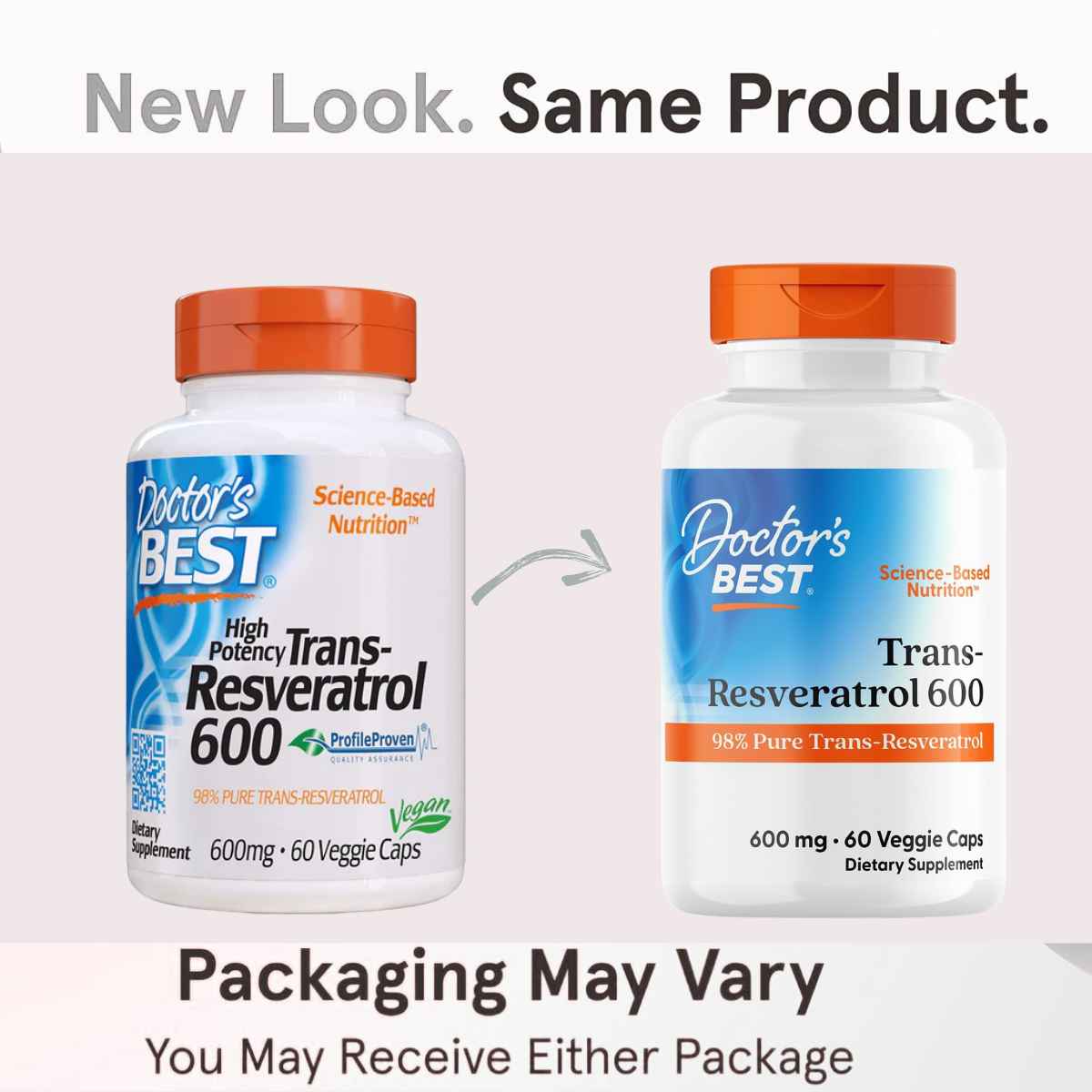 Doctor’s Best Trans-Resveratrol 600 Mg - 60 Cápsulas Vegetales - Haz Tu Pedido