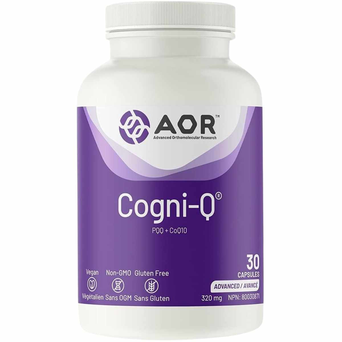 AOR Cogni-Q - 30 Cápsulas Vegetarianas