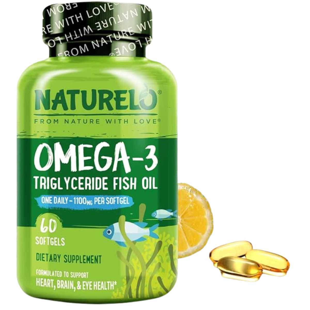 Naturelo Omega-3 1100 mg - 60 Cápsulas Blandas - Haz Tu Pedido