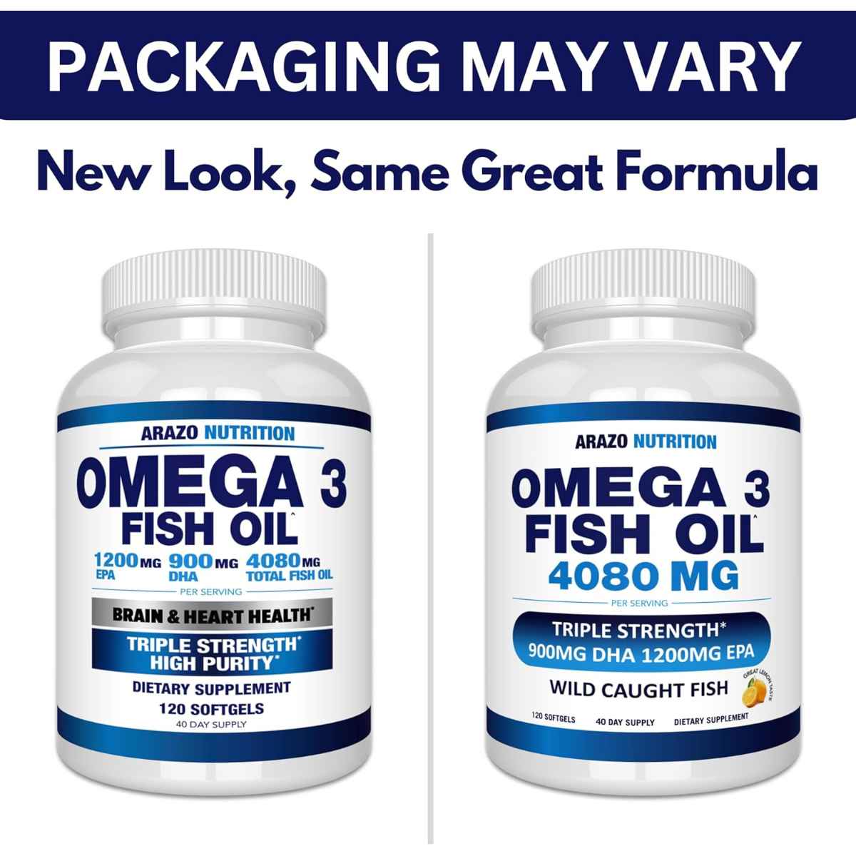 Omega 3 con DHA - 120 Cápsulas Blandas - Haz Tu Pedido