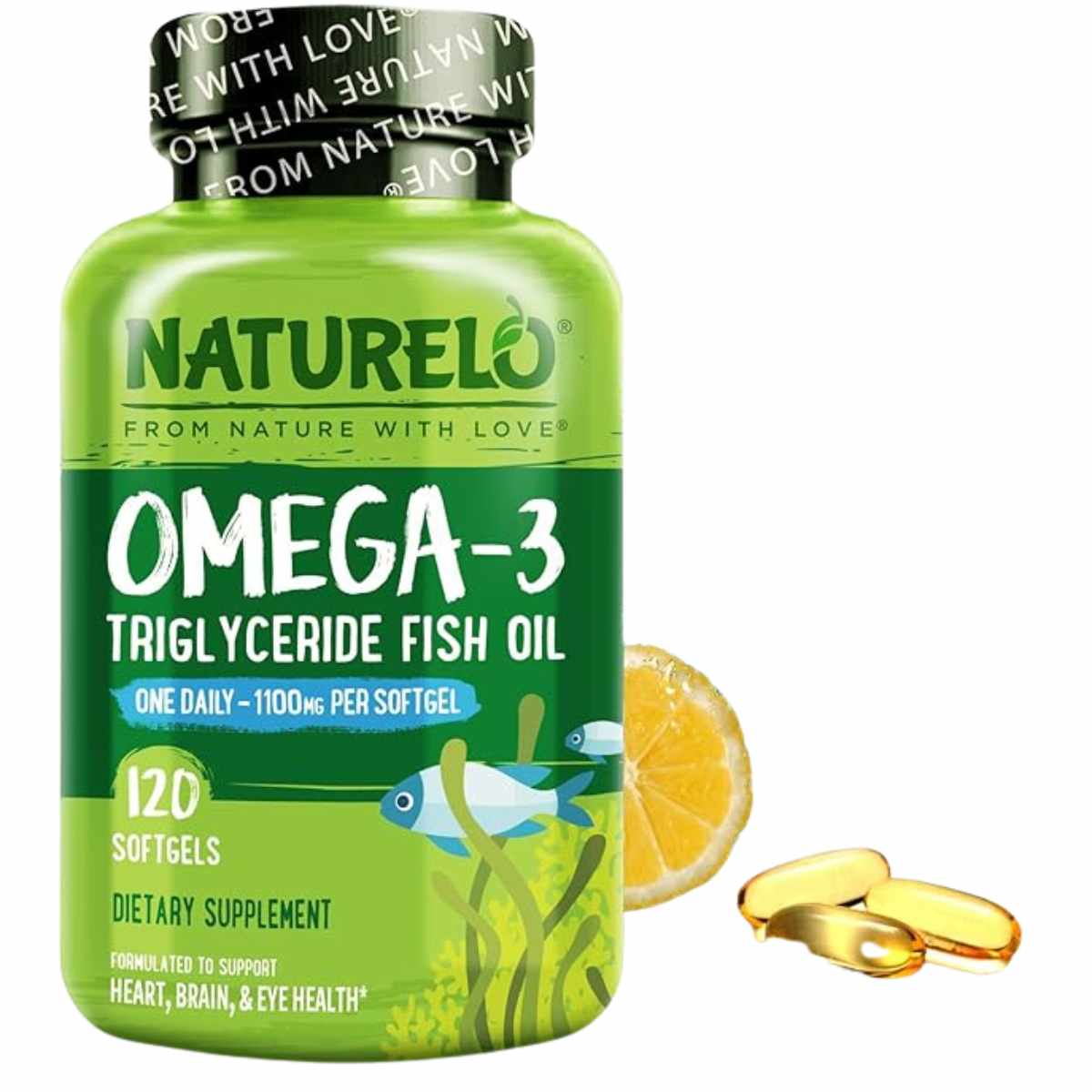 Naturelo Omega-3 - 120 Cápsulas Blandas - Haz Tu Pedido