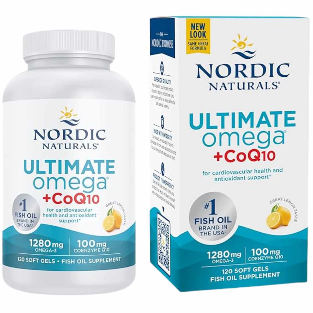 Nordic Naturals Omega Ultimate + CoQ10 - Sabor Limón - 120 Cápsulas Blandas - Haz Tu Pedido