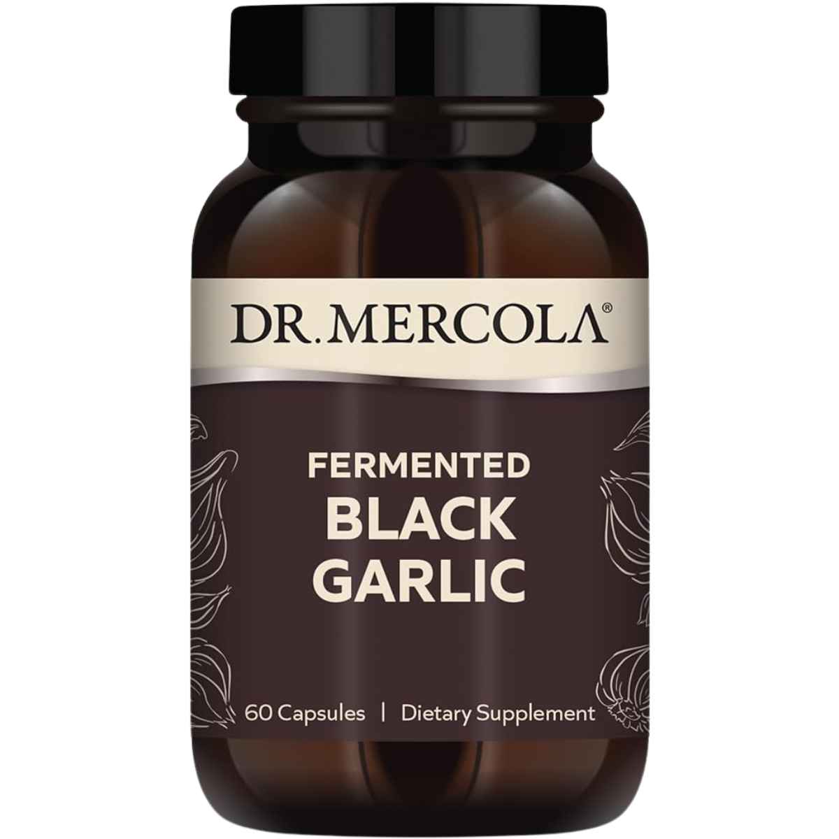 Dr. Mercola Ajo Negro Fermentado - 60 Cápsulas - Haz Tu Pedido