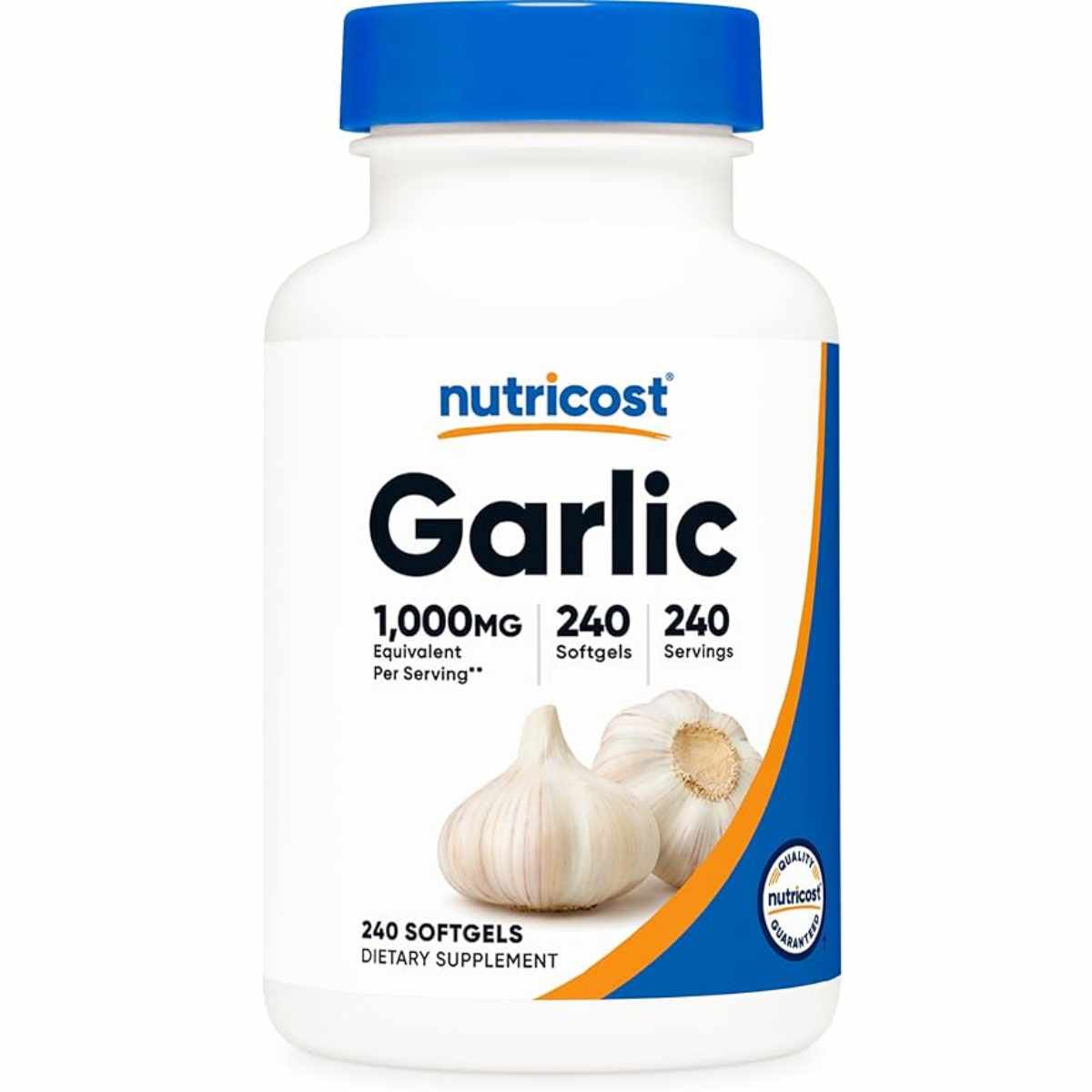 Nutricost Ajo 1000 mg - 240 cápsulas blandas