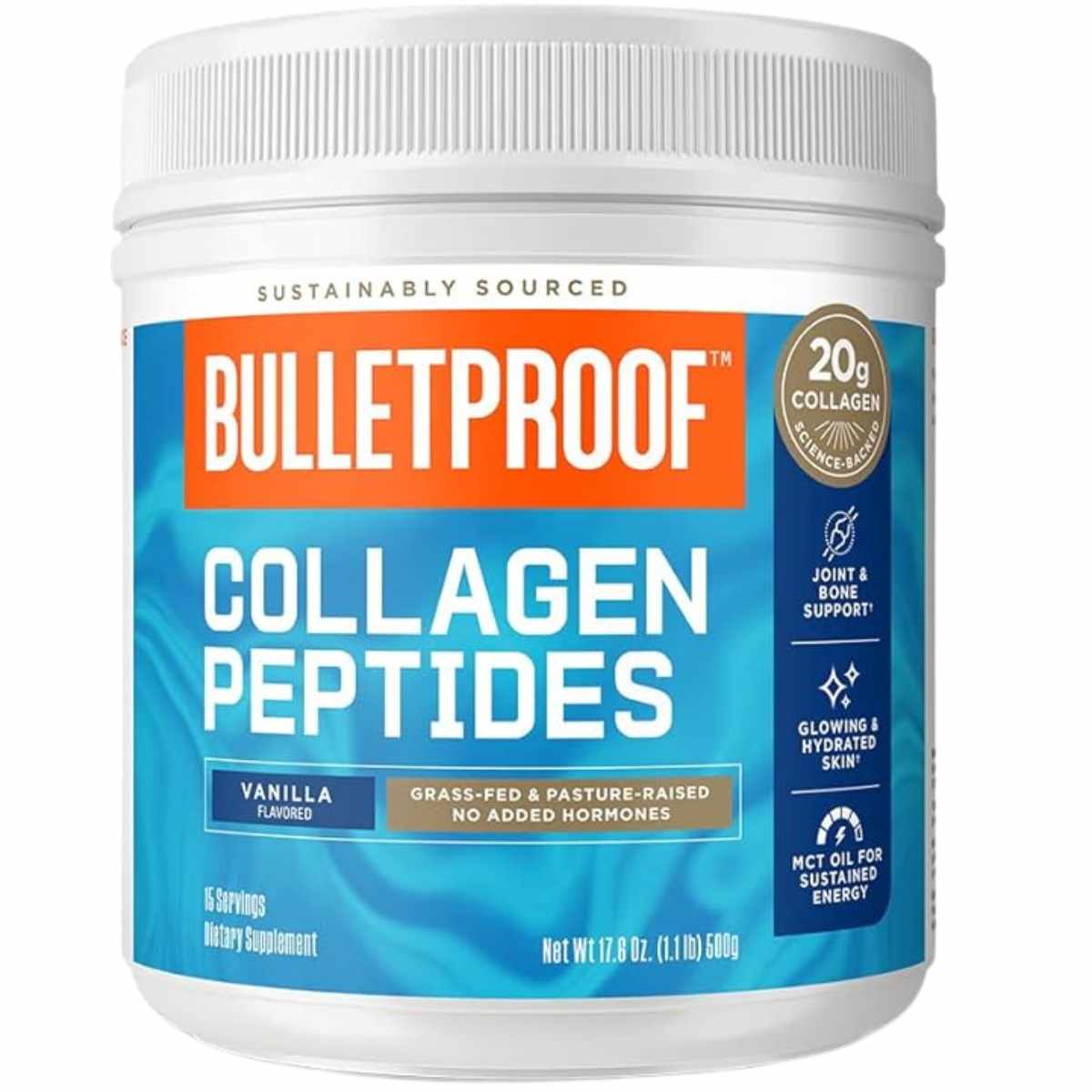 Bulletproof Péptidos de Colágeno - Sabor Vainilla - 600 g - Haz Tu Pedido