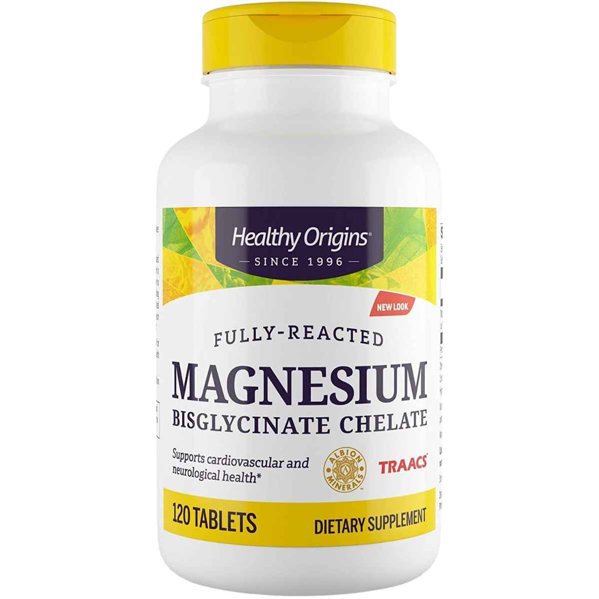 Healthy Origins Traacs Magnesio Bisglicinato Quelado - 120 Tabletas - Haz Tu Pedido