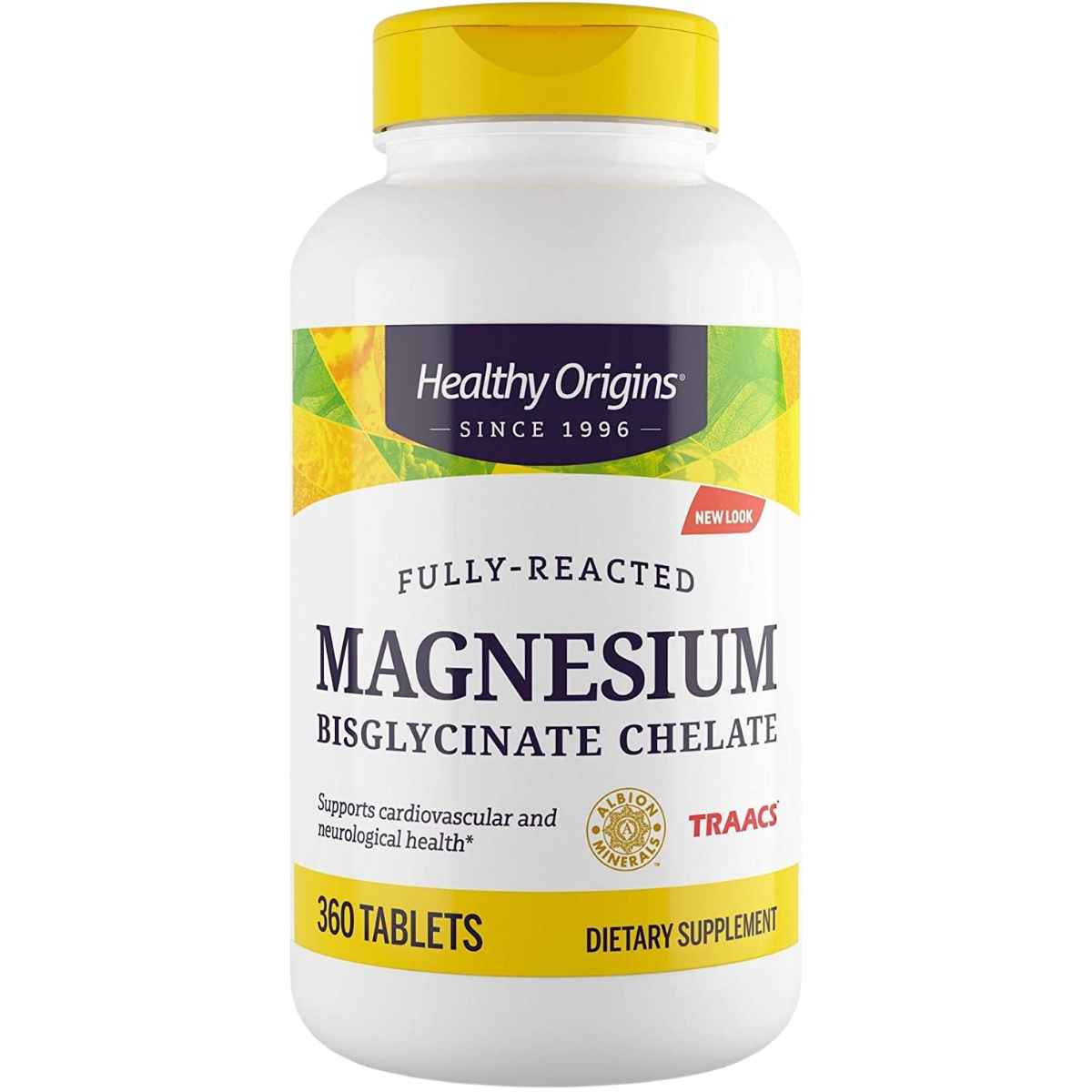 Healthy Origins Traacs Magnesio Bisglicinato Quelado - 360 Tabletas - Haz Tu Pedido