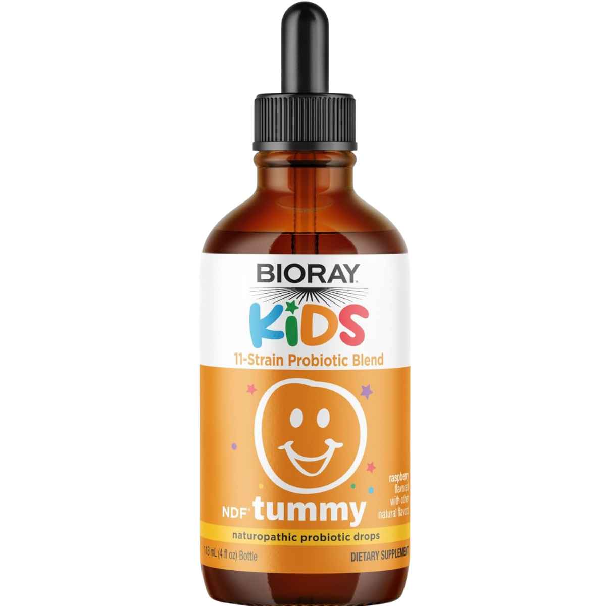 Bioray Mezcla de Probióticos de 11 Cepas: Mejora del Habla y la Comunicación - Sabor Frambuesa - 118 ml - Haz Tu Pedido