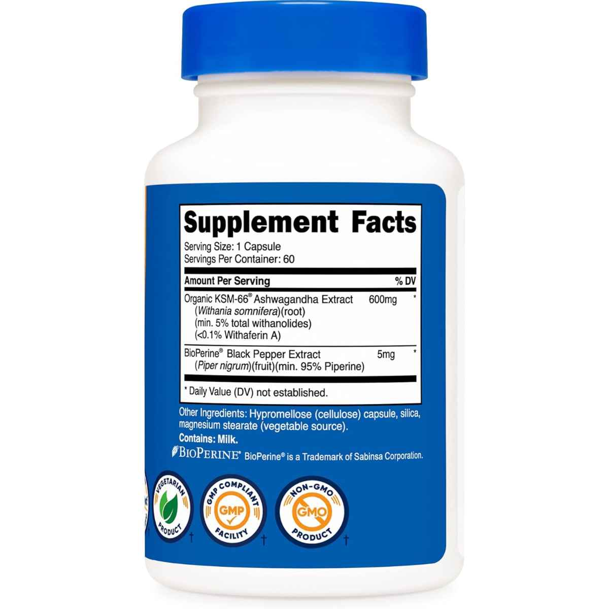 Nutricost - KSM-66® Ashwagandha (600 mg - 60 Cápsulas)
