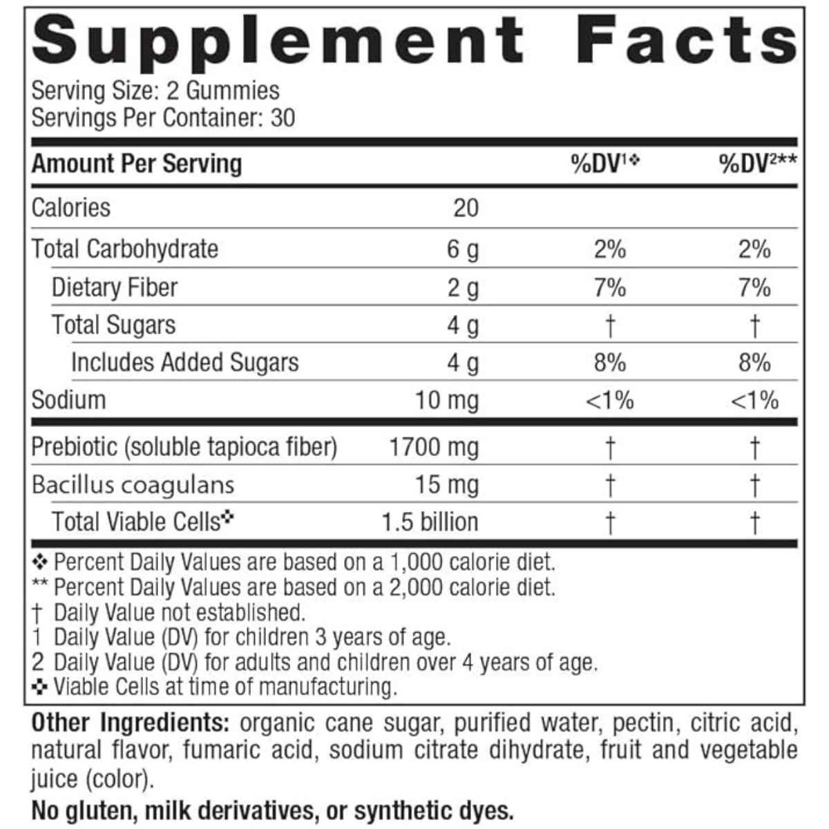 Nordic Naturals Probiótico Para Niños - Sabor Explosion de Bayas y Uvas - 60 Gomitas - Tabla Nutricional - Haz Tu Pedido