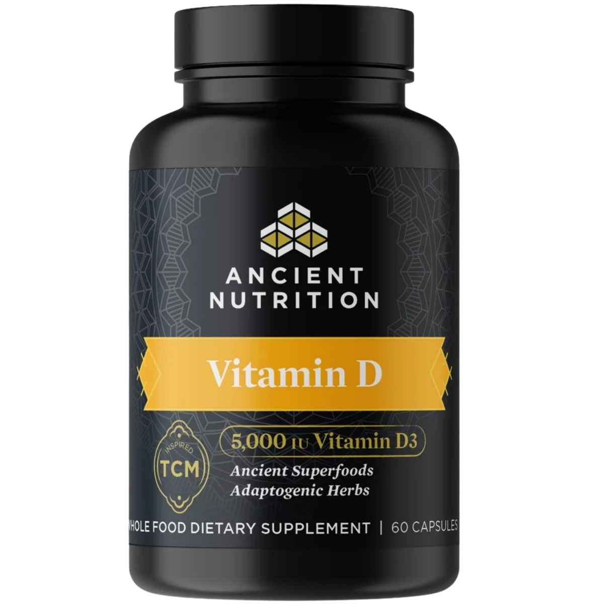 Ancient Nutrition Vitamina D3 5000 IU - 60 Cápsulas - Haz Tu Pedido