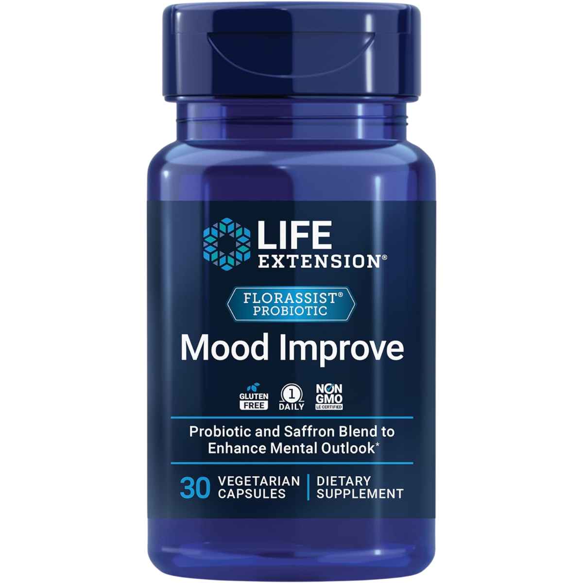 Life Extension Florassist® Probiótico Mejora del Ánimo - 30 Cápsulas Vegetarianas - Haz Tu Pedido