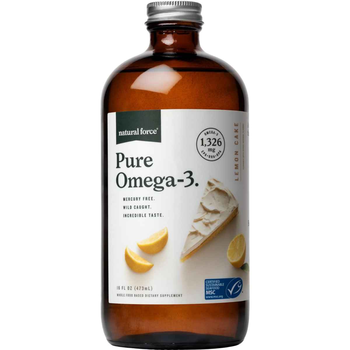 Natural Force Omega 3 - Sabor Limón - 473 ml - Haz Tu Pedido