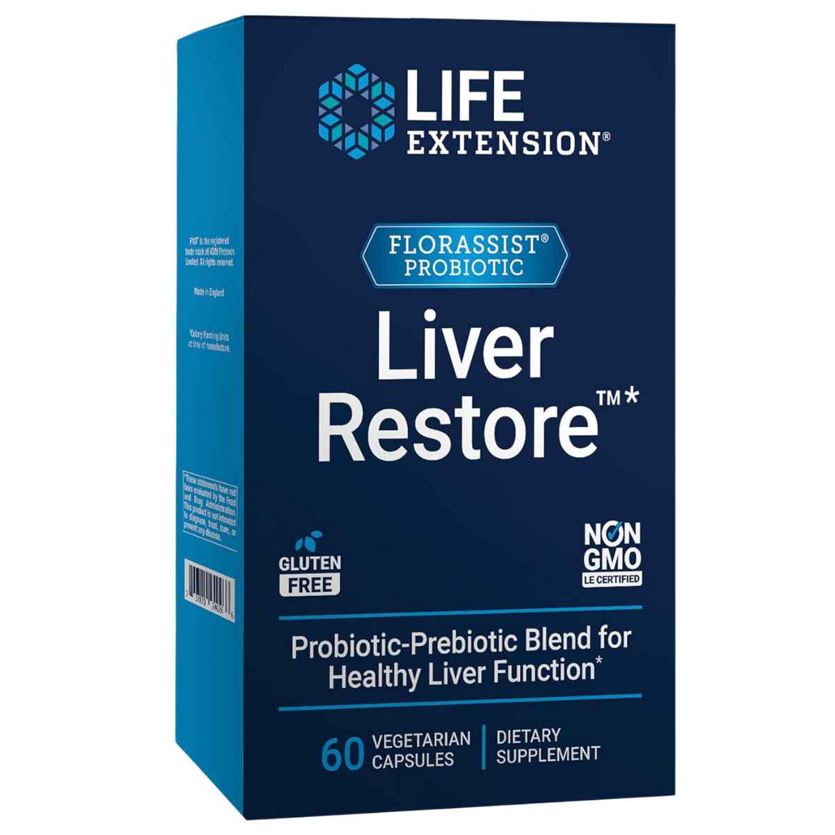 Life Extension FLORASSIST® Restauración Hepática con Prebióticos y Probióticos - 60 Cápsulas Vegetales - Haz Tu Pedido