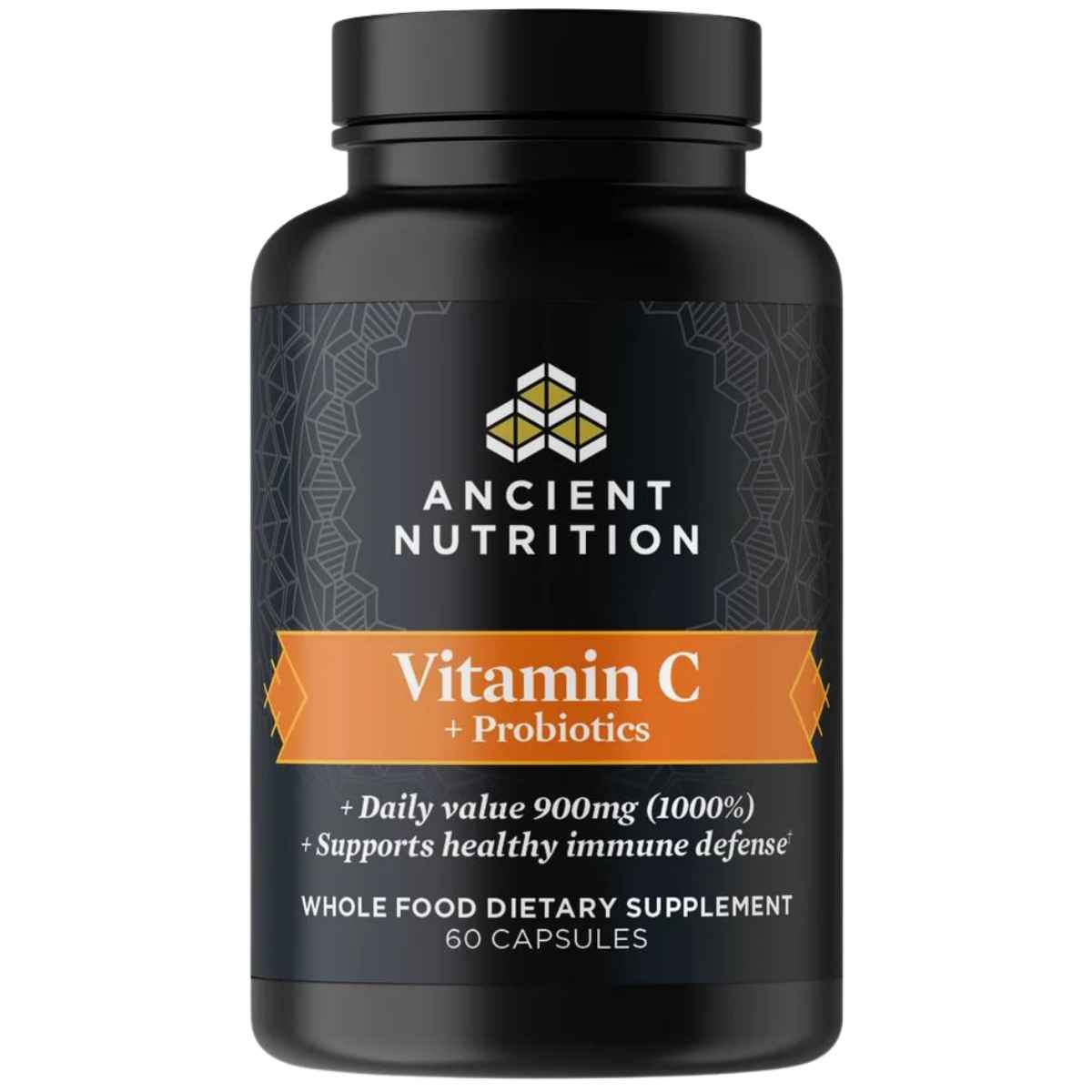 Ancient Nutrition Vitamina C con Probióticos - 60 Cápsulas - Haz Tu Pedido