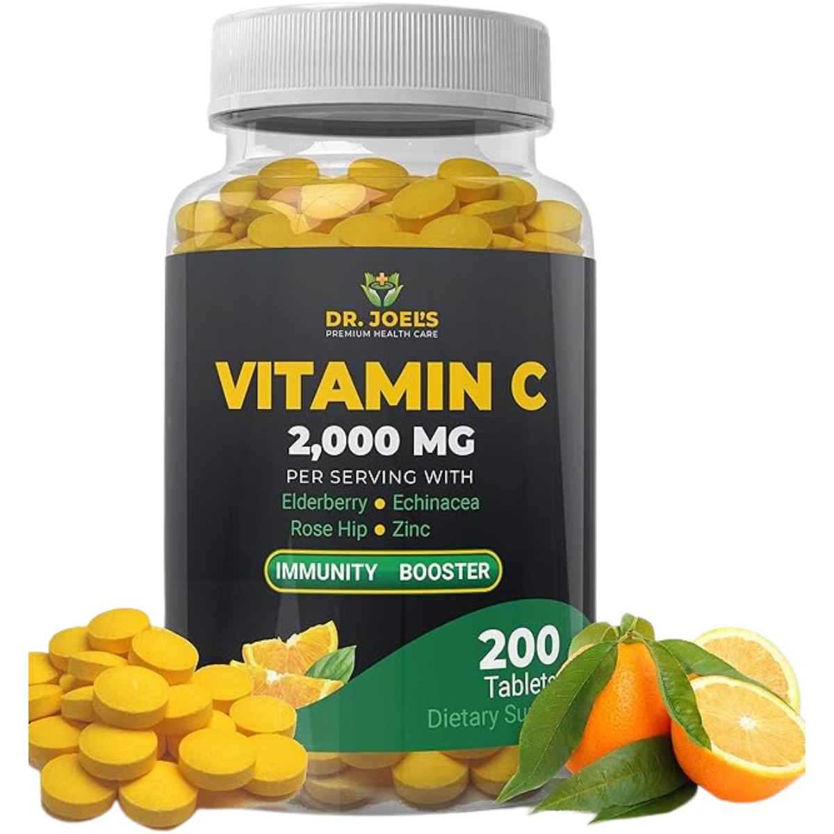 Dr. JOEL'S Vitamina C 2000 mg - 200 Tabletas