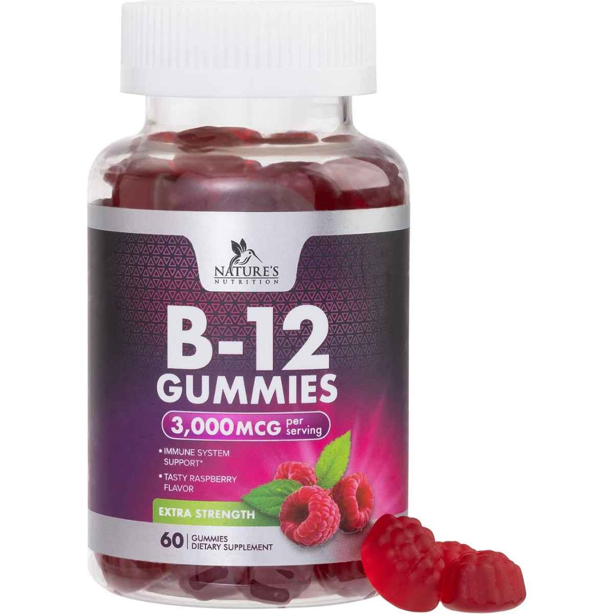 Nature's nutrition Vitamin B12 - Frambuesa - Gomitas