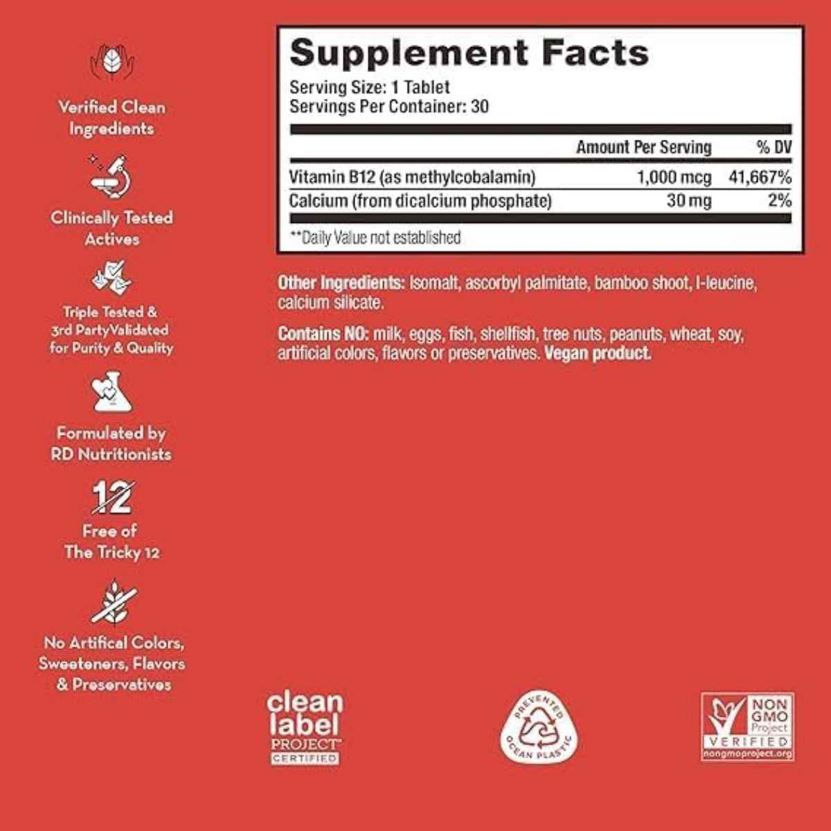 Hum Nutrition Apoyo Energético - 30 Tabletas Veganas