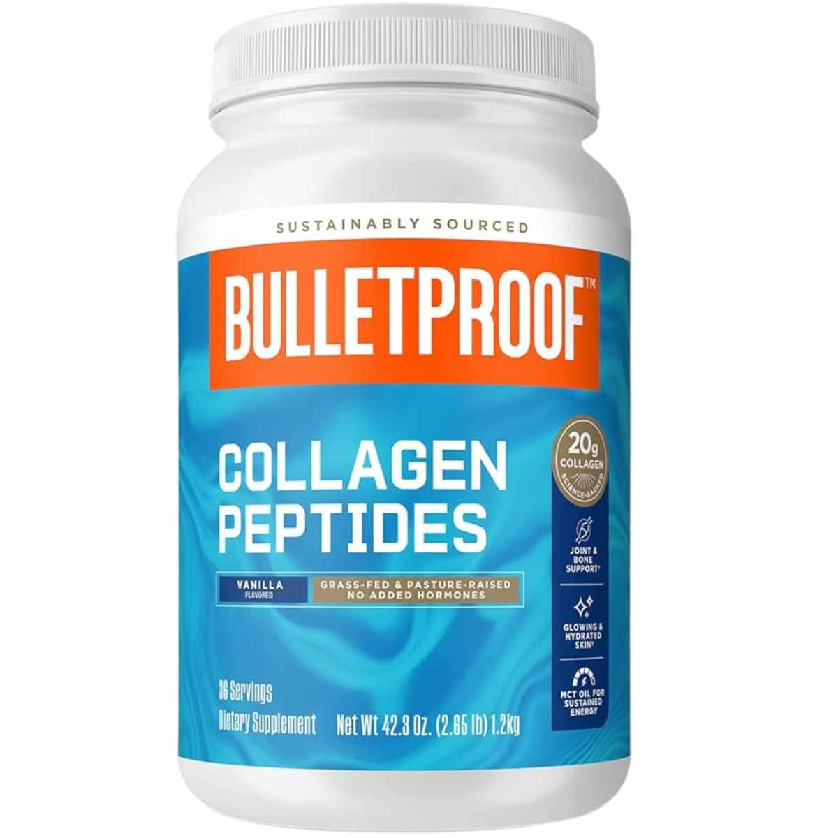 Bulletproof Péptidos de Colágeno - Sabor Vainilla - 1,2 kg - Haz Tu Pedido