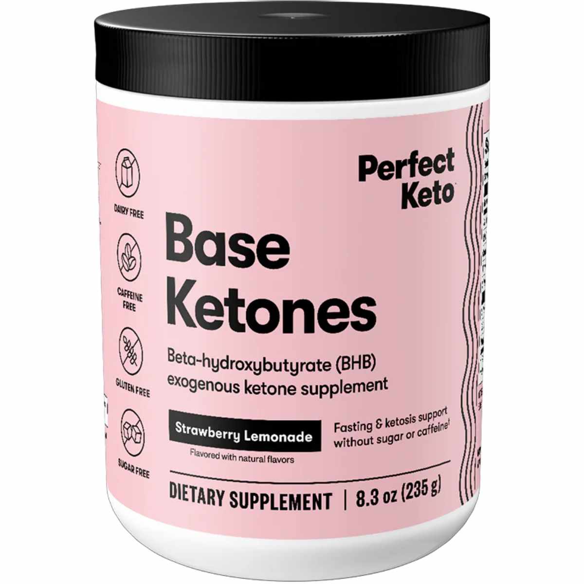 Perfect Keto Cetonas Exógenas - Sabor Limonada de fresa - 235 g