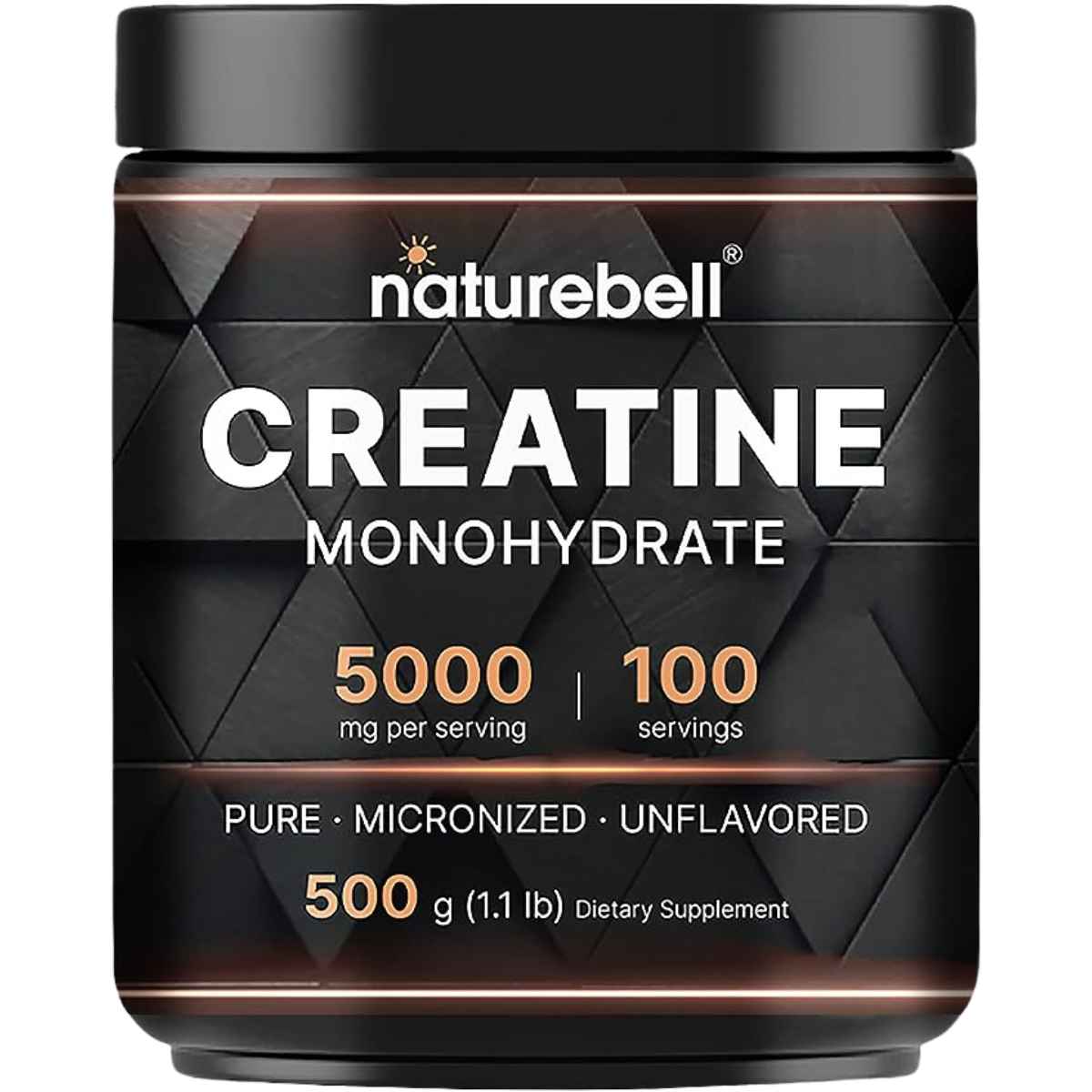 NatureBell Monohidrato de creatina 5000 mg - 500 g - Haz Tu Pedido