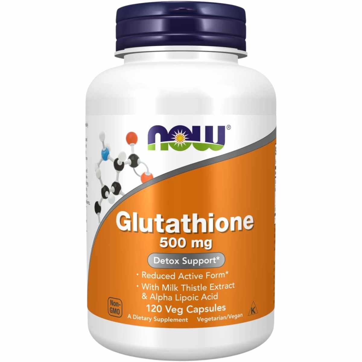 NOW Foods Glutatión 500 mg - 120 Cápsulas Vegetales - Haz Tu Pedido