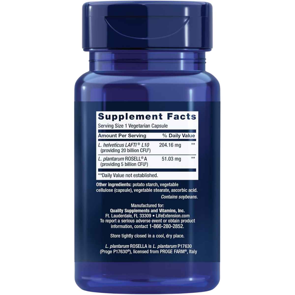 Life Extension Florassist® Probiótico Salud Femenina - 30 Cápsulas Vegetarianas - Haz Tu Pedido