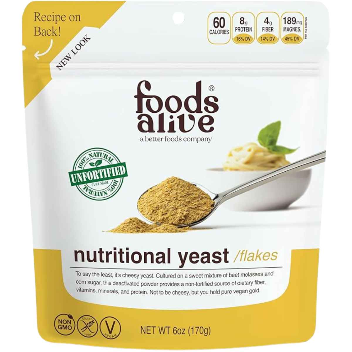 Foods Alive Levadura Nutricional - 907 g - Haz Tu Pedido