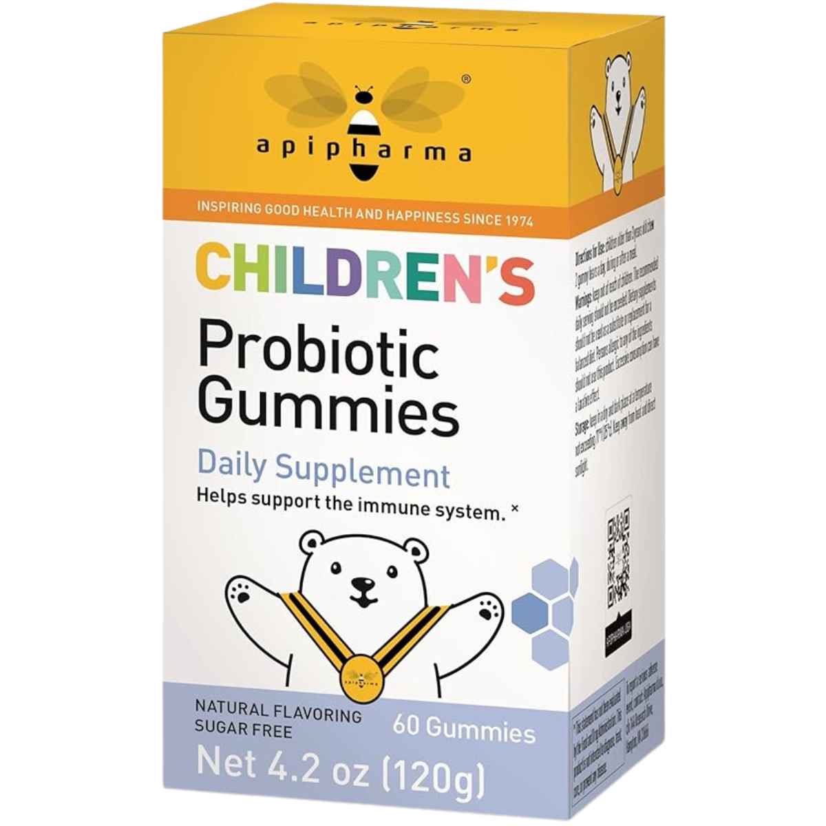 Apipharma Probiótico Infantil - Sabor Bayas - 60 Gomitas - Haz Tu Pedido