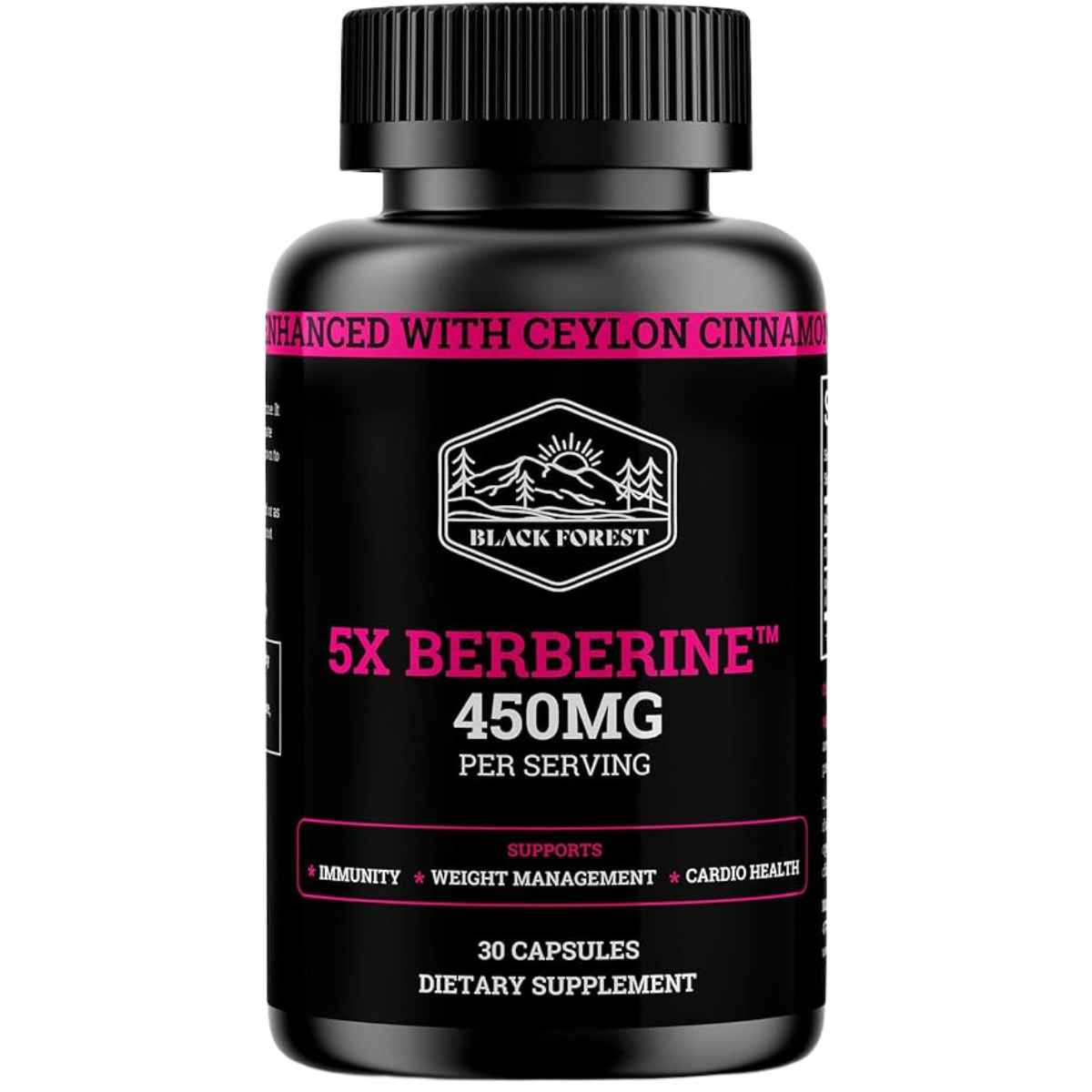 Black Forest Berberina 450 mg - 30 Cápsulas - Haz Tu Pedido