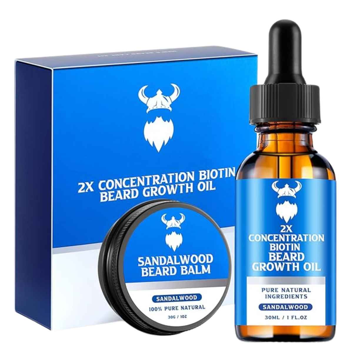 MistySprite Kit de Aceite y Bálsamo para Crecimiento de Barba