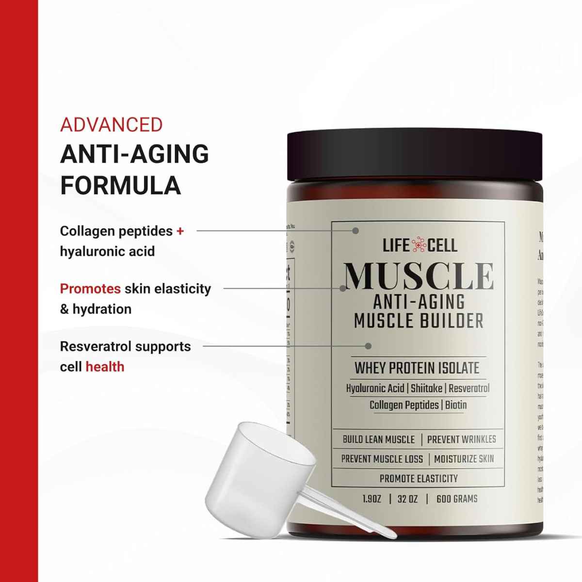 LifeCell - Muscle Anti-Aging Muscle Builder (Polvo)