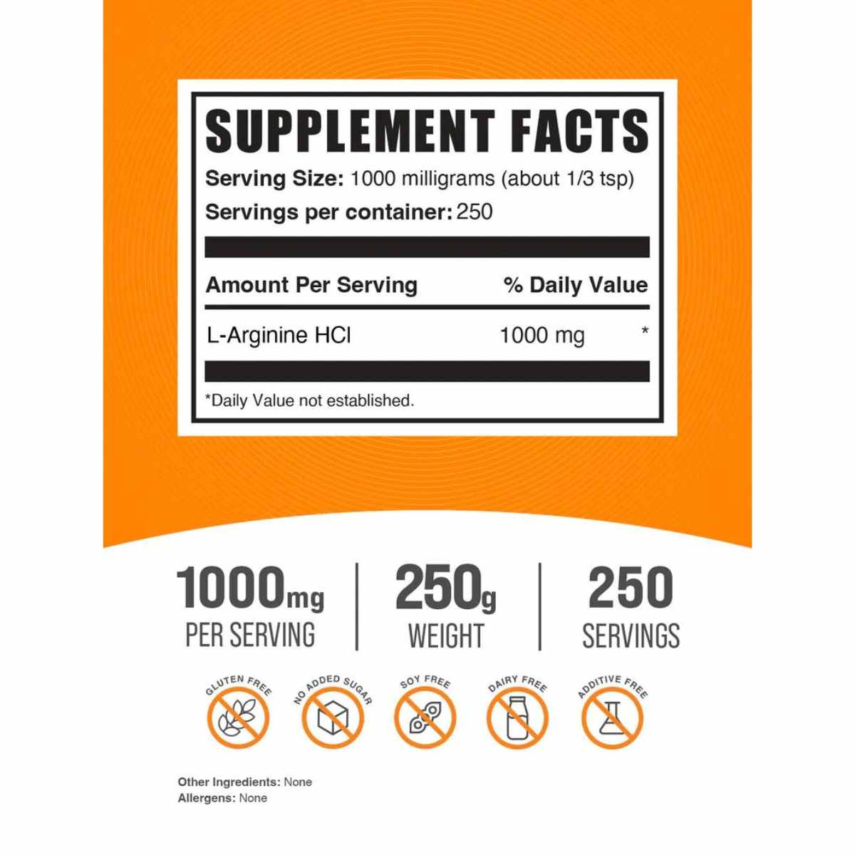 ¡Descubre la potencia de la L-Arginina HCl de Bulk Supplements! Este suplemento esencial ofrece un impulso de energía para tus actividades diarias y entrenamientos intensos. Beneficio clave: Aumento de la resistencia física.