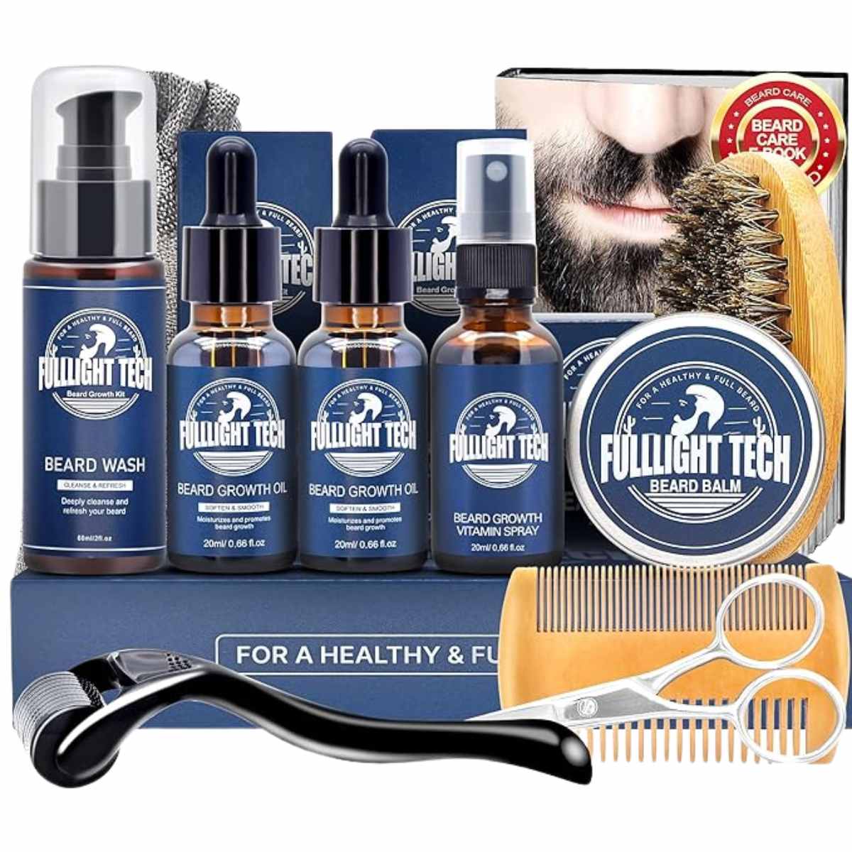 Kit de Cuidado Facial para Barba de FULLLIGHT TECH