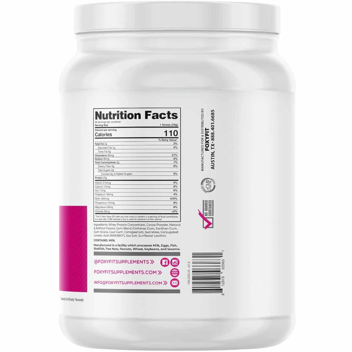 FoxyFit Proteína para Mujer - Polvo