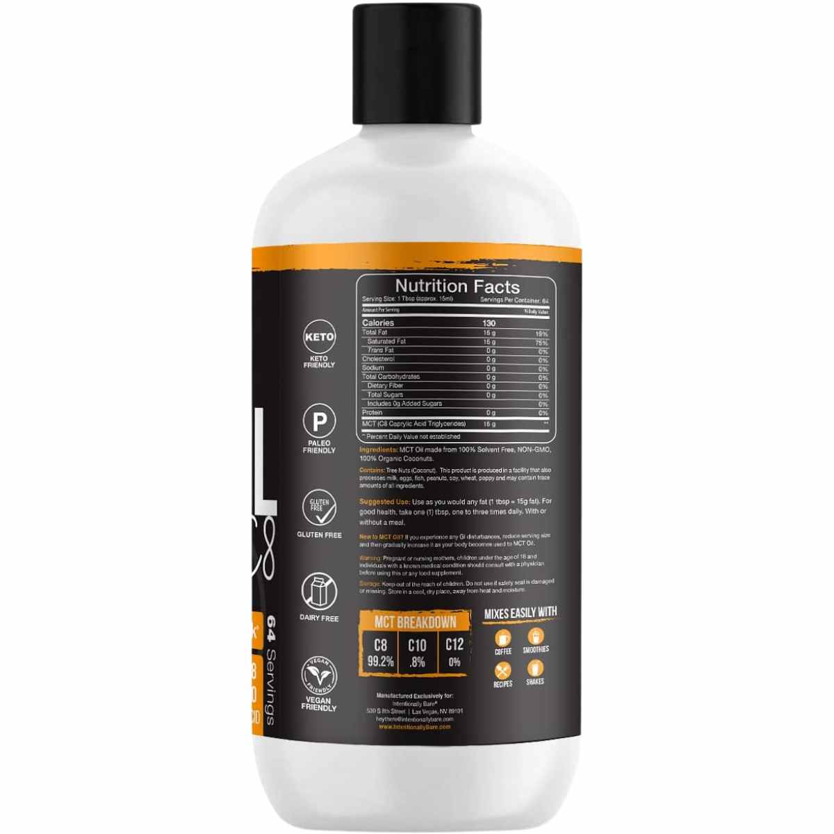 Aceite Organico MCT - Haz Tu Pedido
