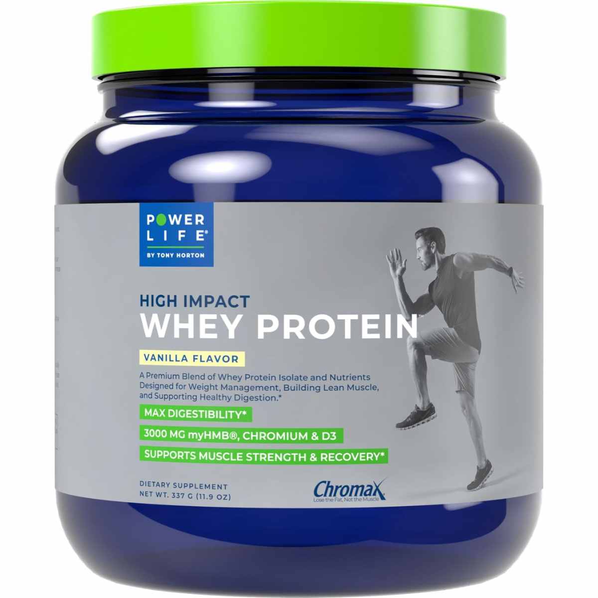 Power Life Proteína de suero de leche - Sabor Vainilla - 337 g - Haz Tu Pedido