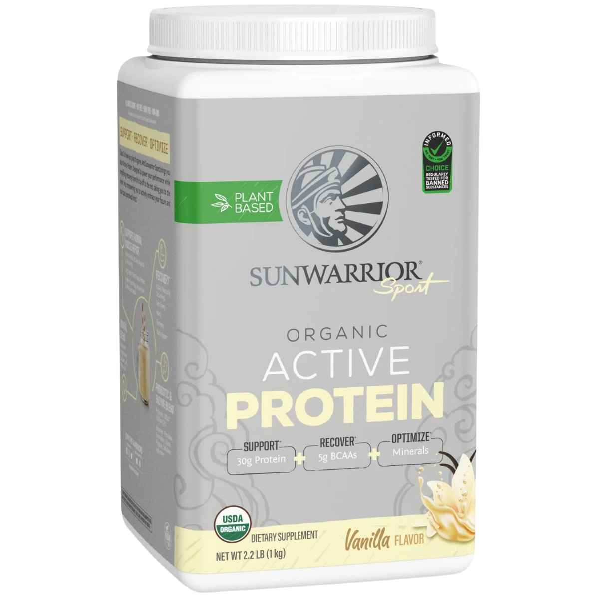 Sunwarrior Proteína Orgánica 30 g - Sabor Vainilla - 1 kg - Haz Tu Pedido