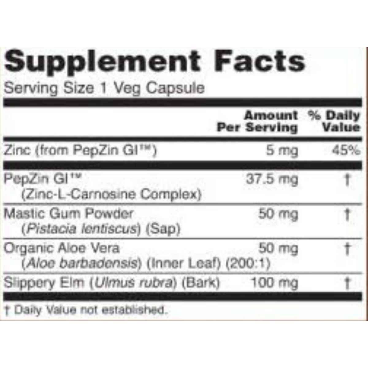 NOW Foods Suplemento para la Gastritis - 60 Cápsulas Vegetales