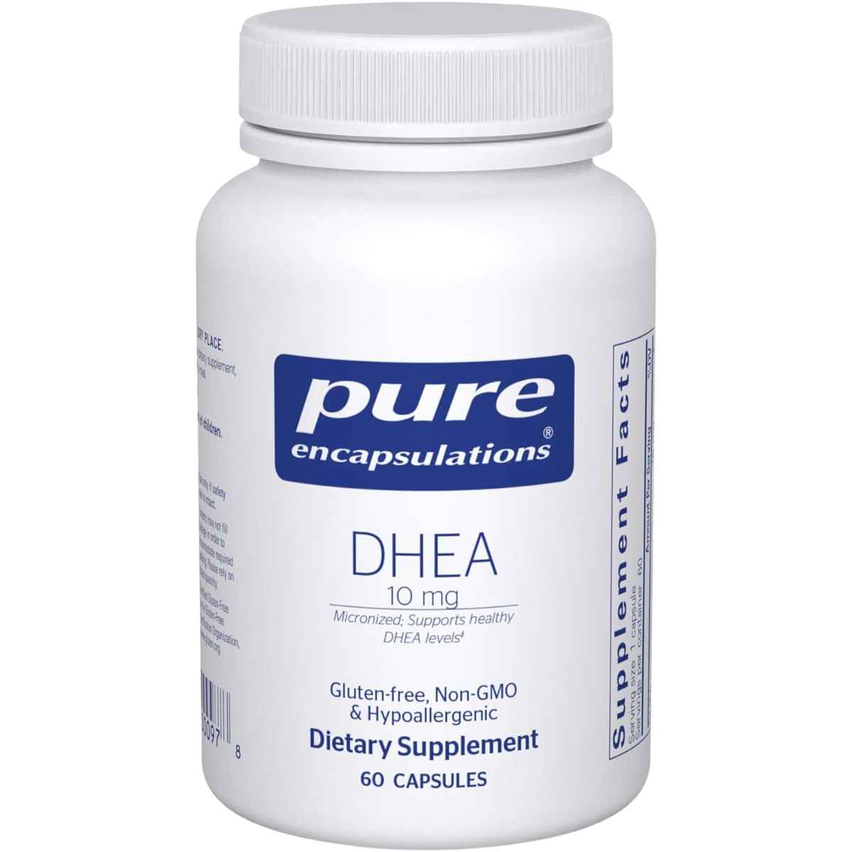 Pure Encapsulations DHEA 10 mg - 60 Cápsulas - Haz Tu Pedido
