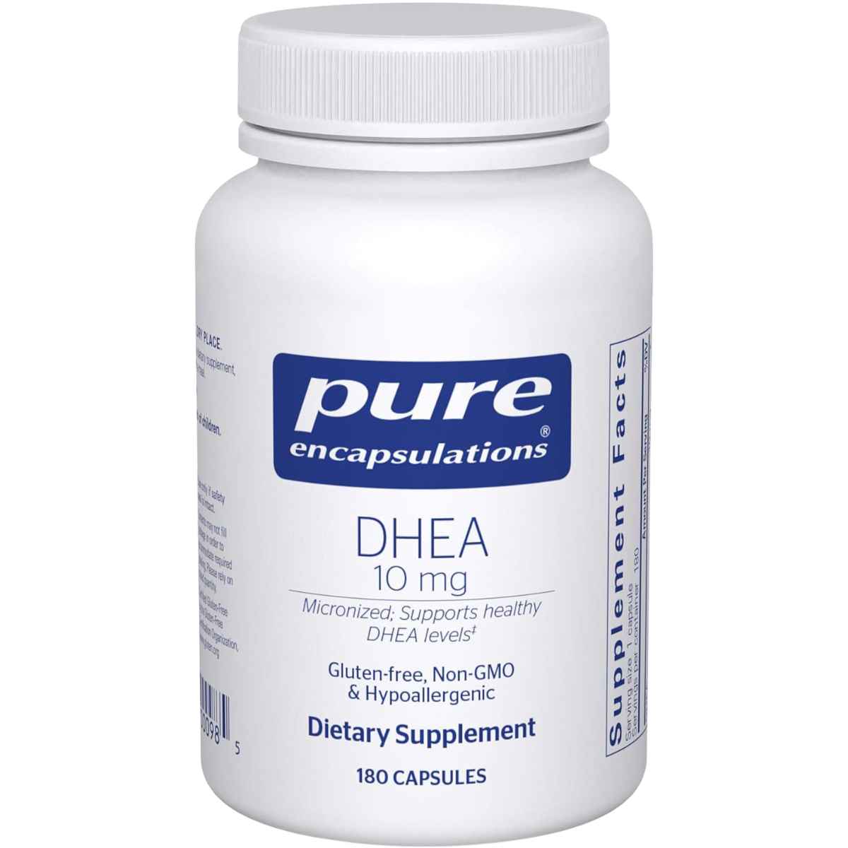 Pure Encapsulations DHEA 10 mg - 180 Cápsulas - Haz Tu Pedido