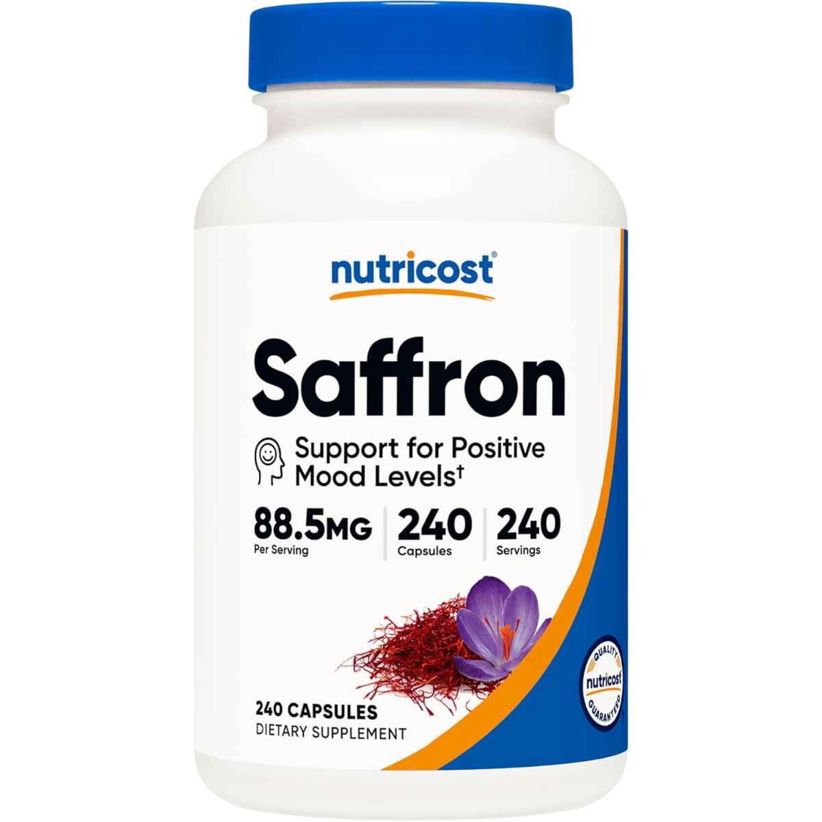 Nutricost Extracto de Azafrán 885 mg - 240 Cápsulas - Haz Tu Pedido