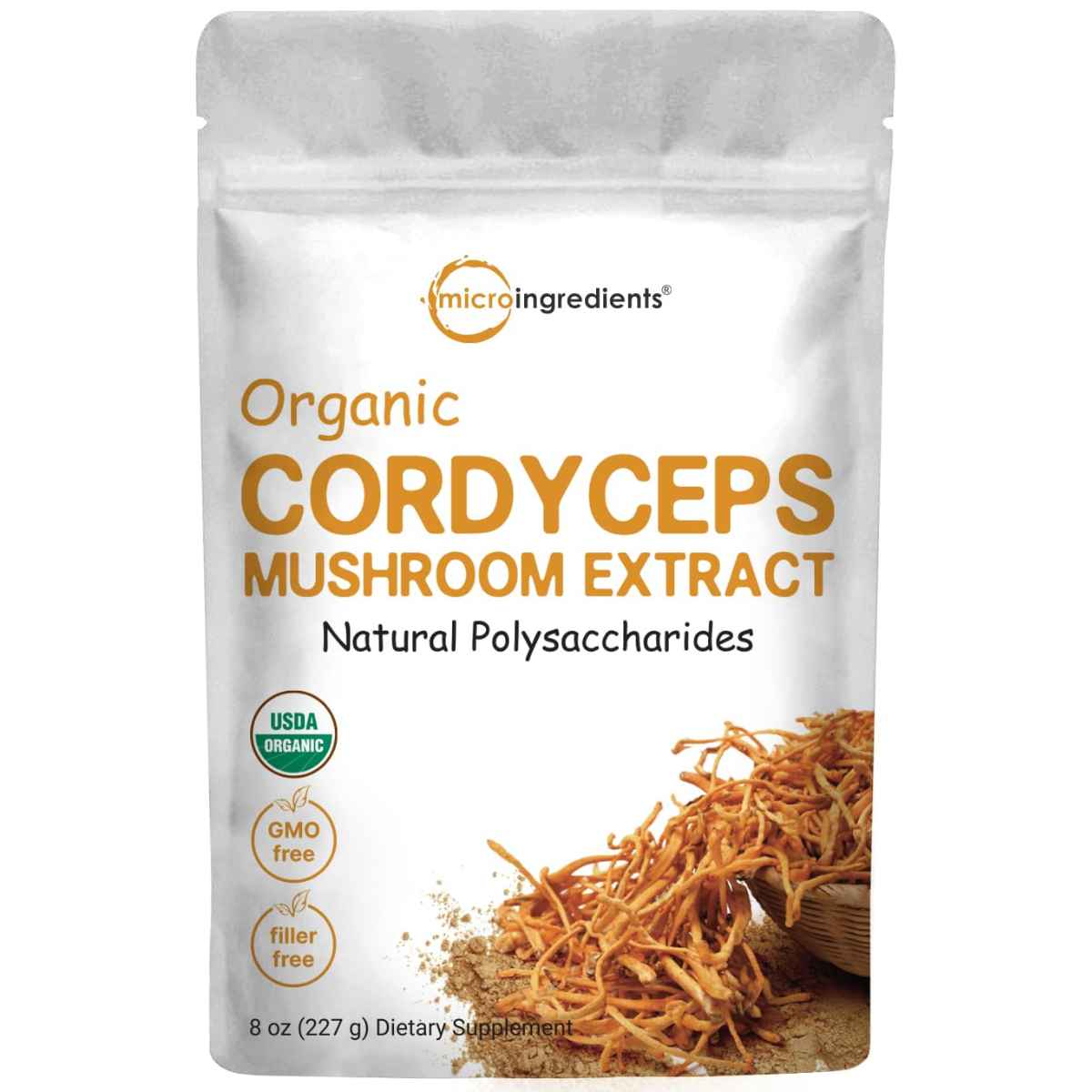 Micro Ingredients Cordyceps Mushroom Extract - 227 g - Haz Tu Pedido