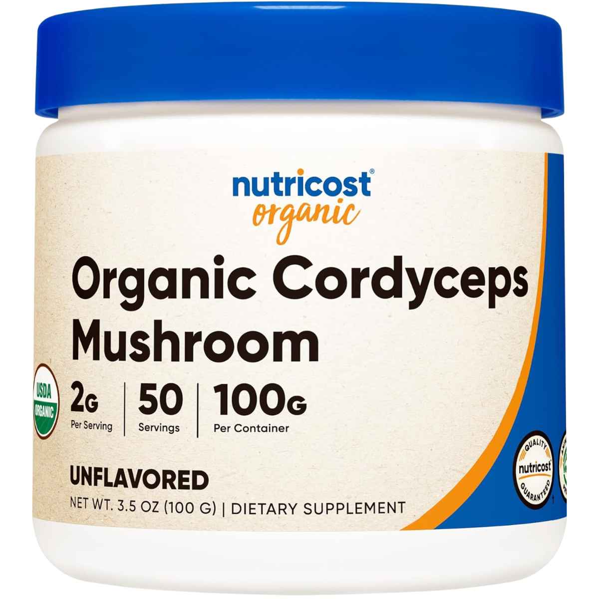 Nutricost Hongo Cordyceps Orgánico - 100 g - Haz Tu Pedido