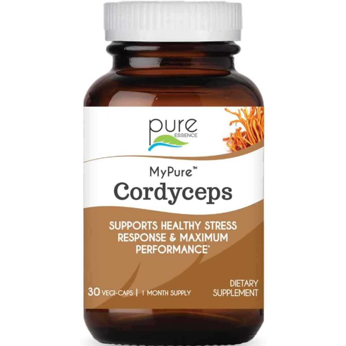 Pure Essence Labs Hongo Cordyceps - 30 Cápsulas Vegetarianas - Haz Tu Pedido