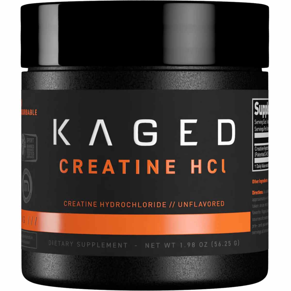 Kaged Creatine HCl™ - 56,25 g - Haz Tu Pedido