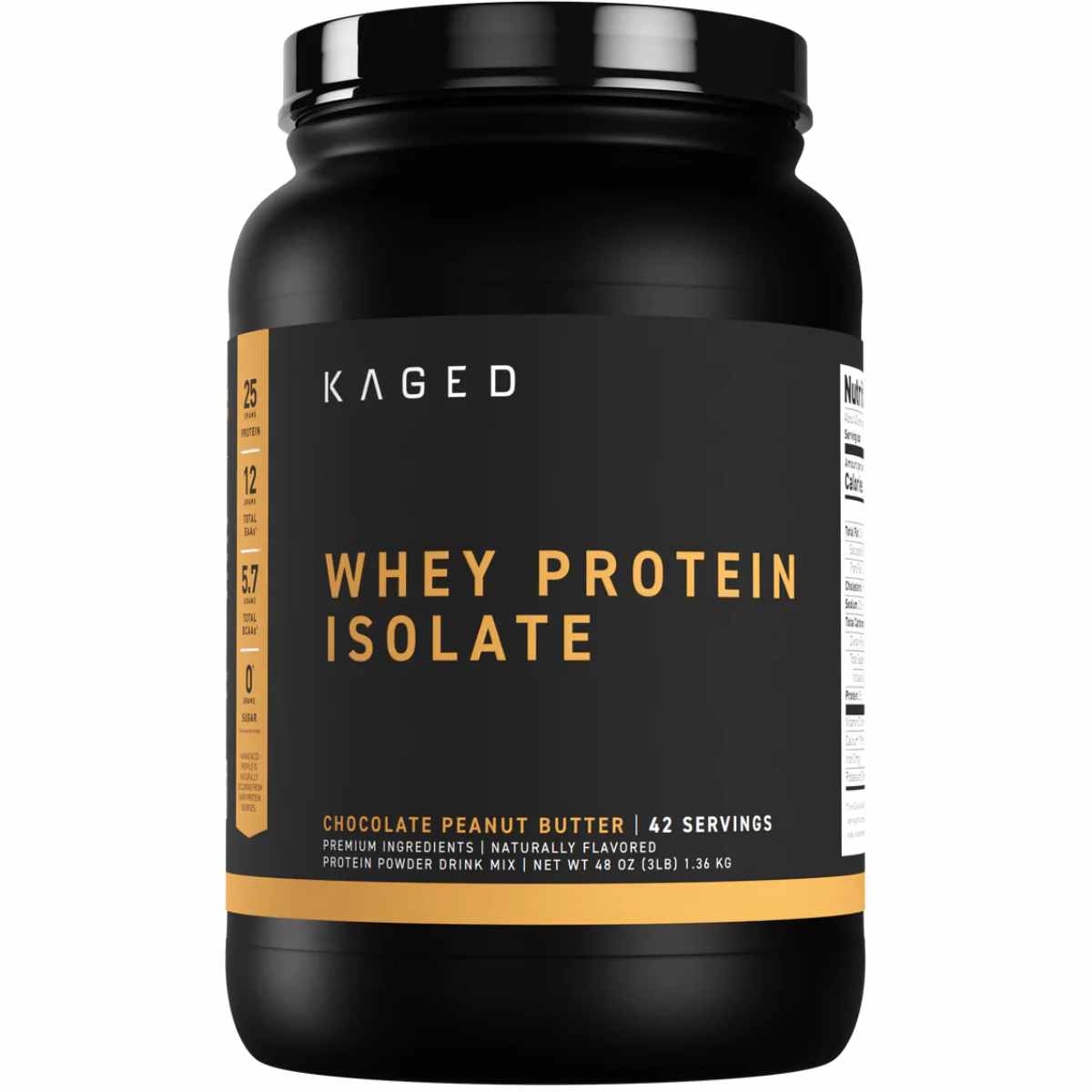 Kaged Aislado de Proteína de Suero - Sabor Mantequilla de Maní con Chocolate - 1,36 g - Haz Tu Pedido