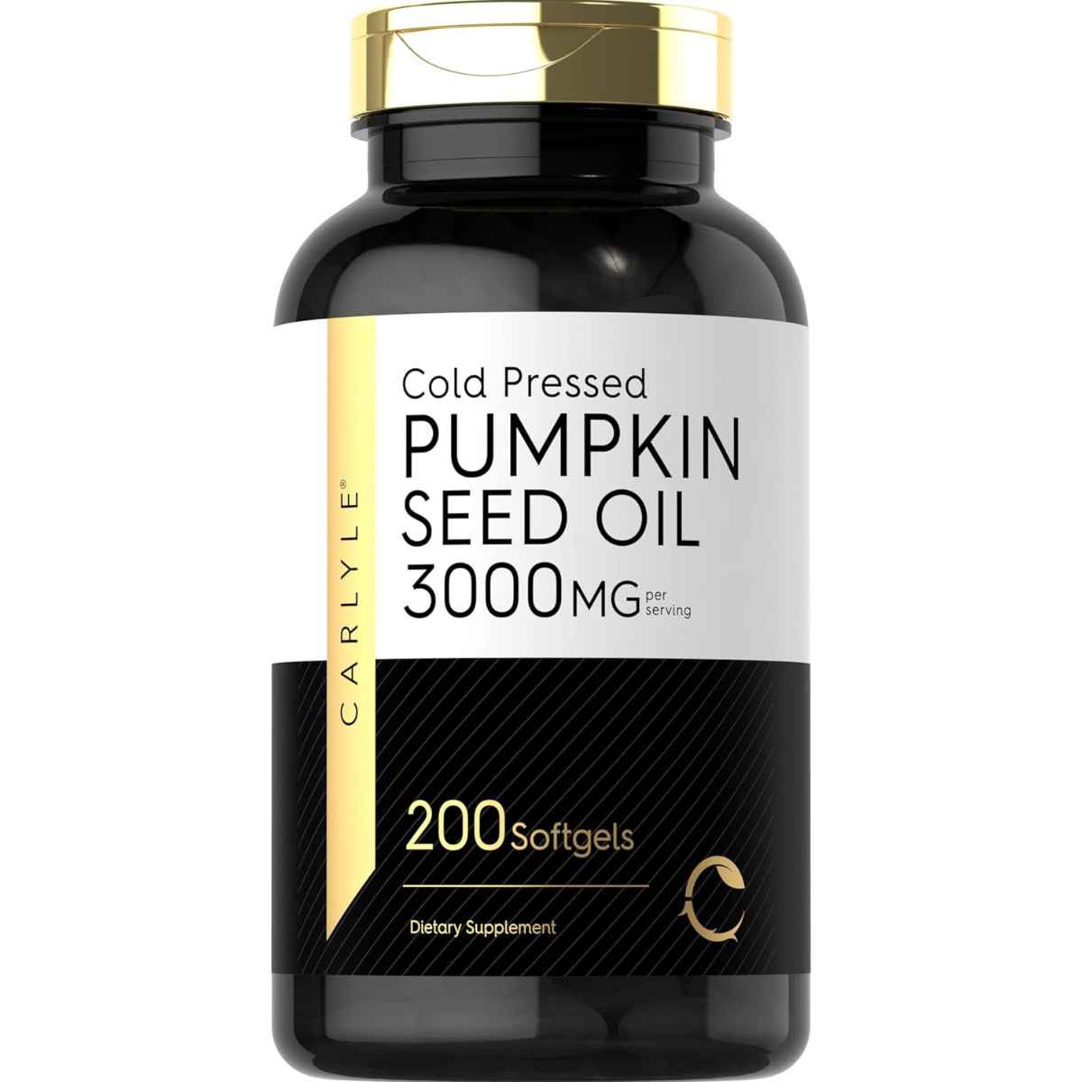 Carlyle Aceite de Semilla de Calabaza 3000 mg - 200 Cápsulas Blandas