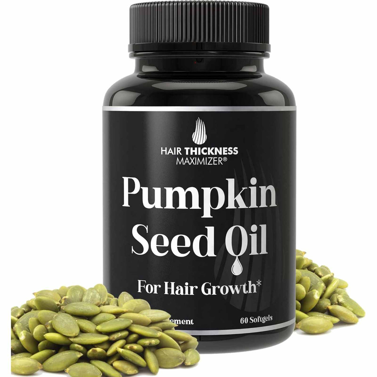 Hair Thickness Maximizer Aceite de Semilla de Calabaza - 60 Cápsulas Blandas