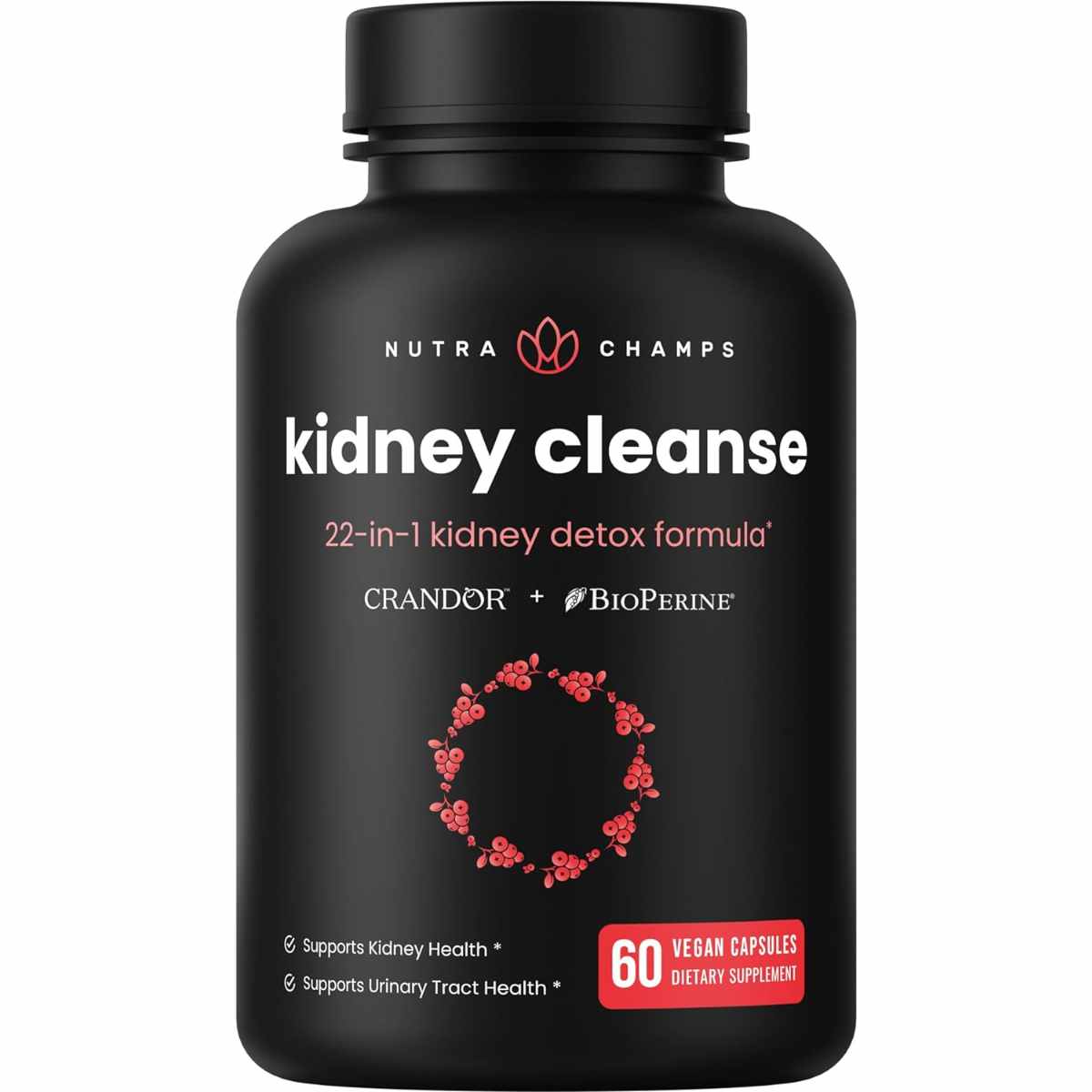 NutraChamps Suplemento Desintoxicación y Limpieza renal - 60 Cápsulas Veganas - Haz Tu Pedido